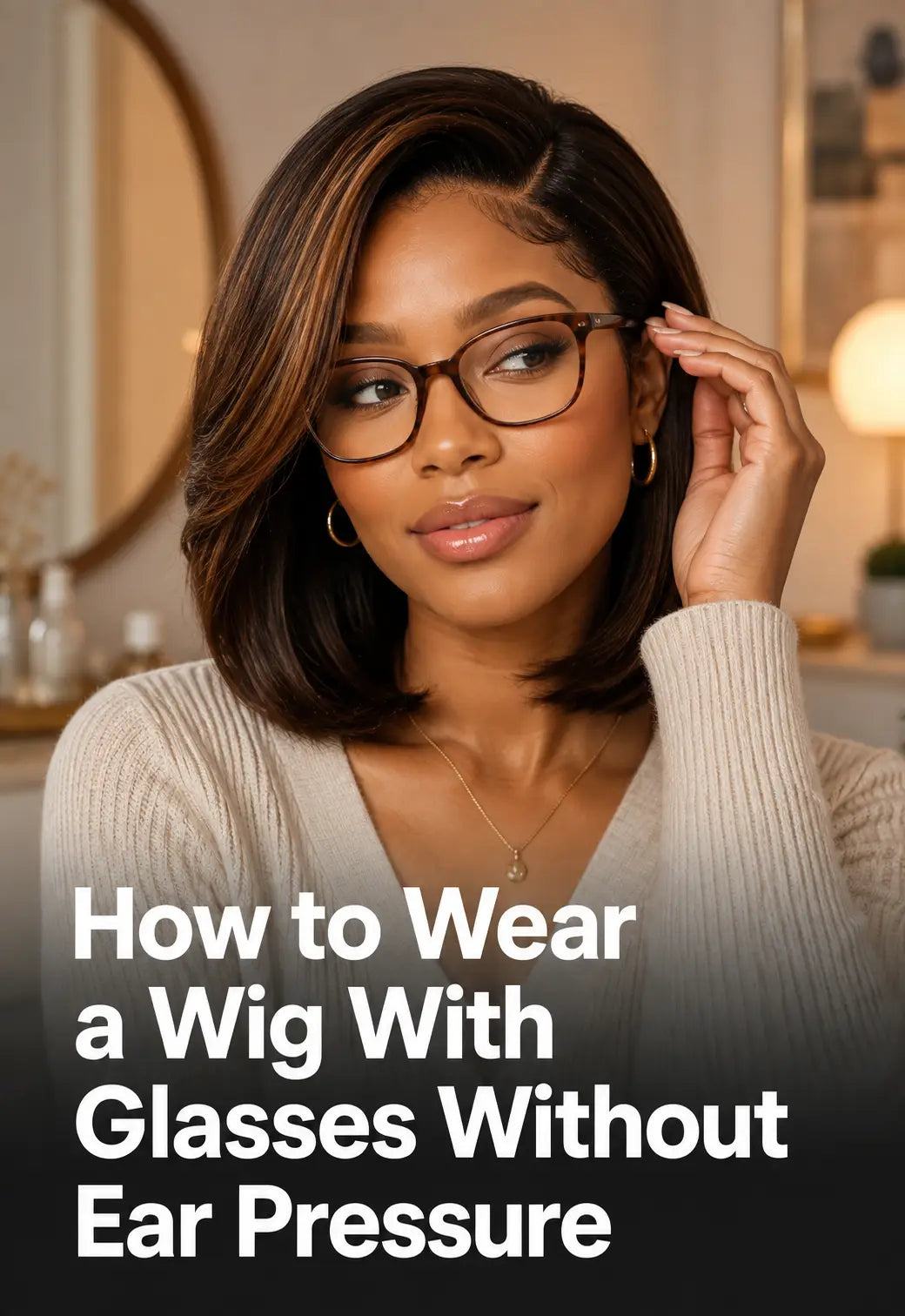 How to Wear a Wig With Glasses