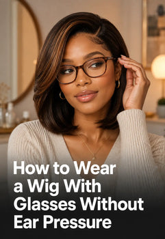 How to Wear a Wig With Glasses Without Ear Pressure