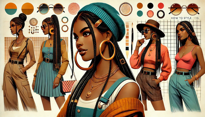 How to Style Your Black Braided Wig