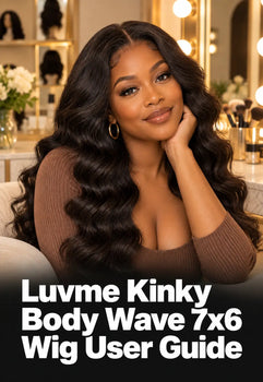 Luvme Kinky Body Wave 7x6 Wig User Guide