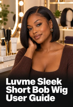 Luvme Sleek Short Bob Wig User Guide