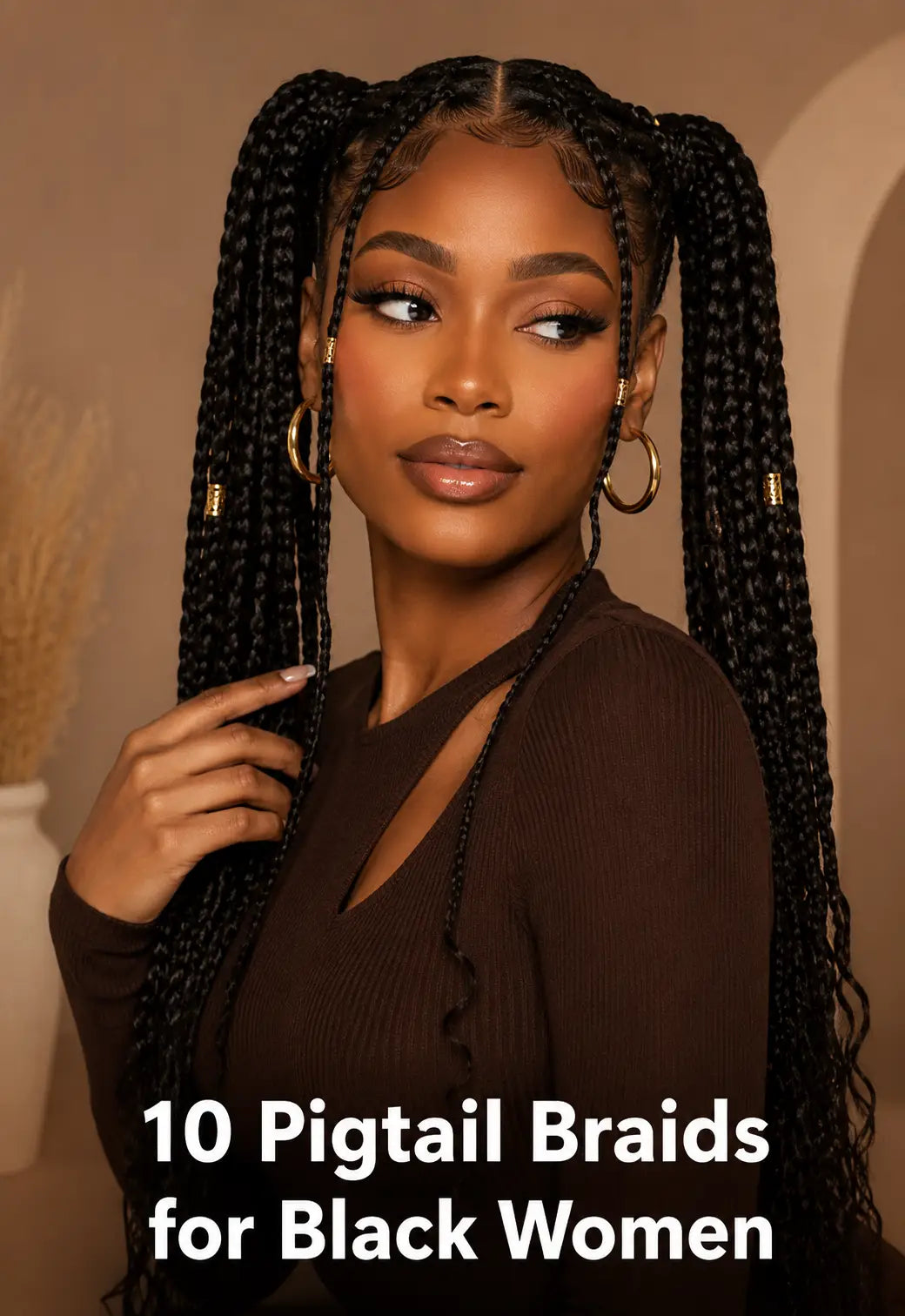 Pigtail Braids for Black Women