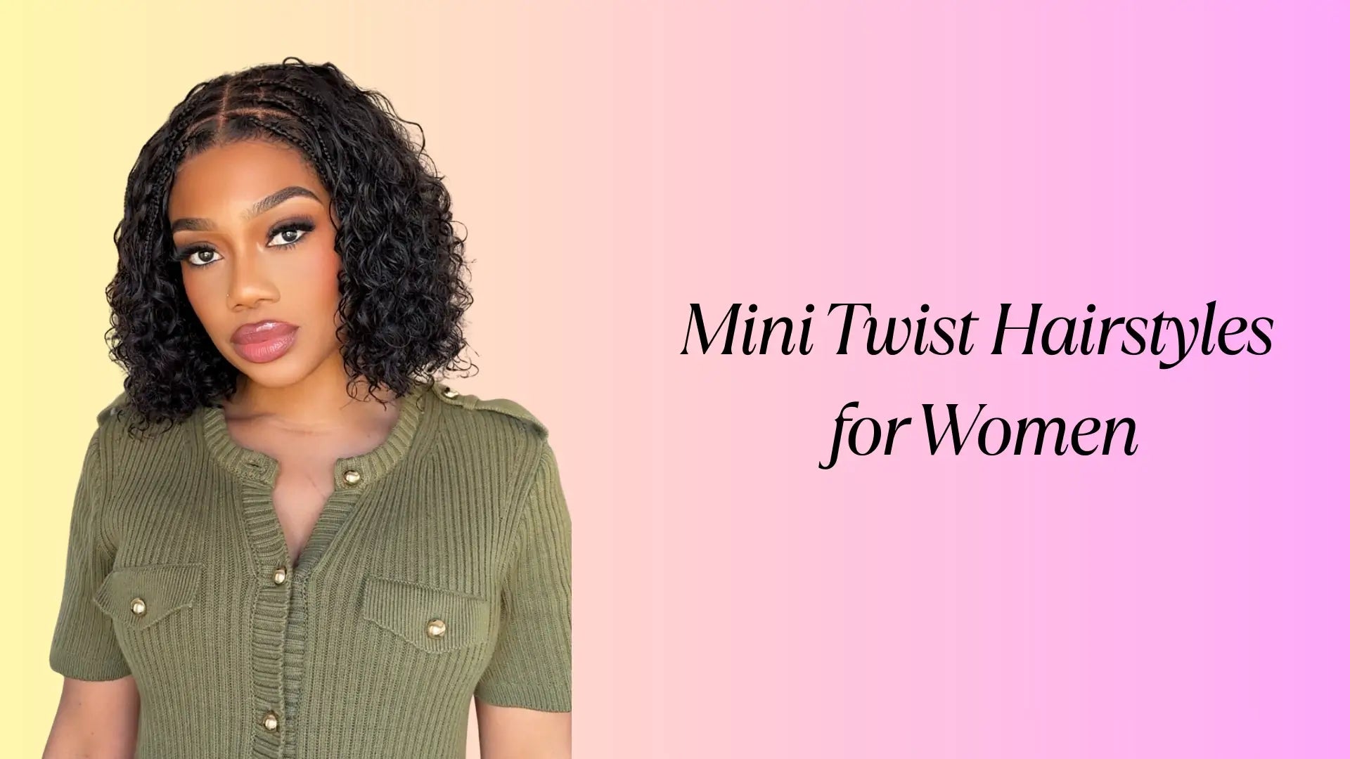 Protective Mini Twist Hairstyles