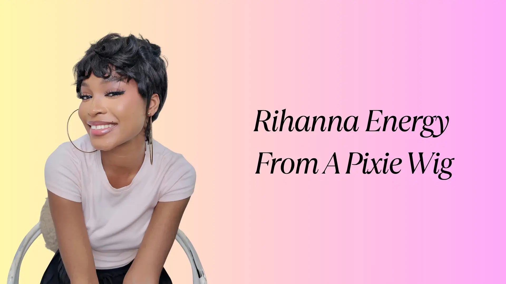 Rihanna Energy From A Pixie Wig