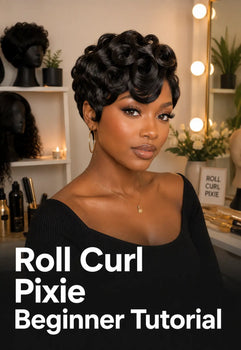 Roll Curl Pixie Beginner Tutorial