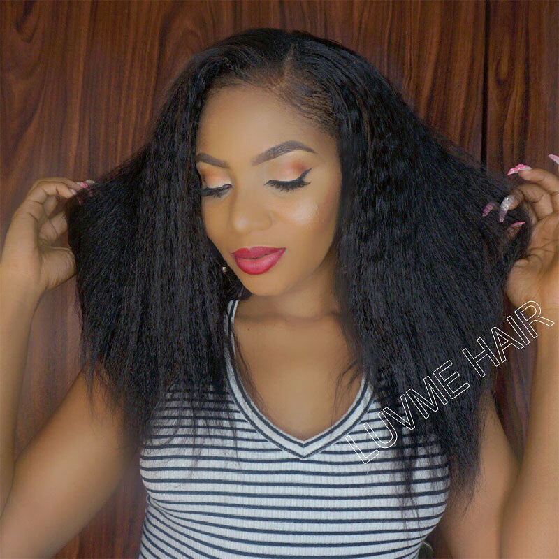 1 minute to let you know how to install a u-part wig (LUVME HAIR)