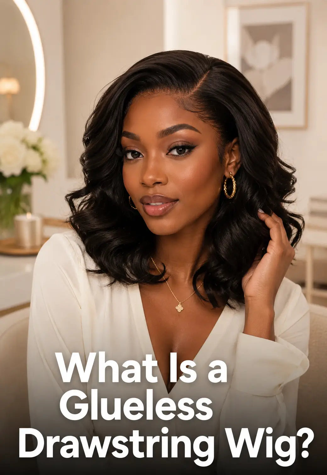 What Is a Glueless Drawstring Wig?