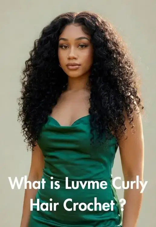 What is Luvme Curly Human Hair Crochet Hair?