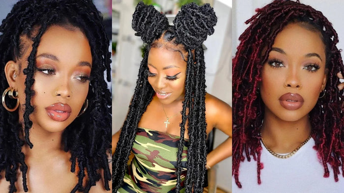 featured butterfly hairstyle for black girls