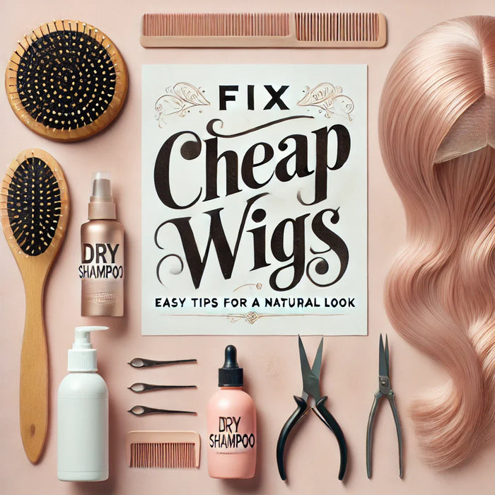 How to fix cheap wigs