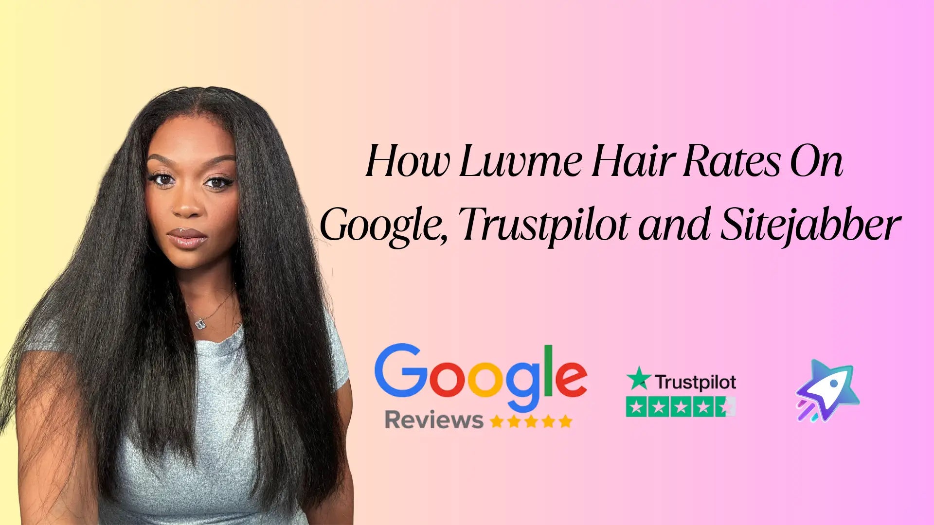 How Luvme Hair Rates On Google Trustpilot and Sitejabber