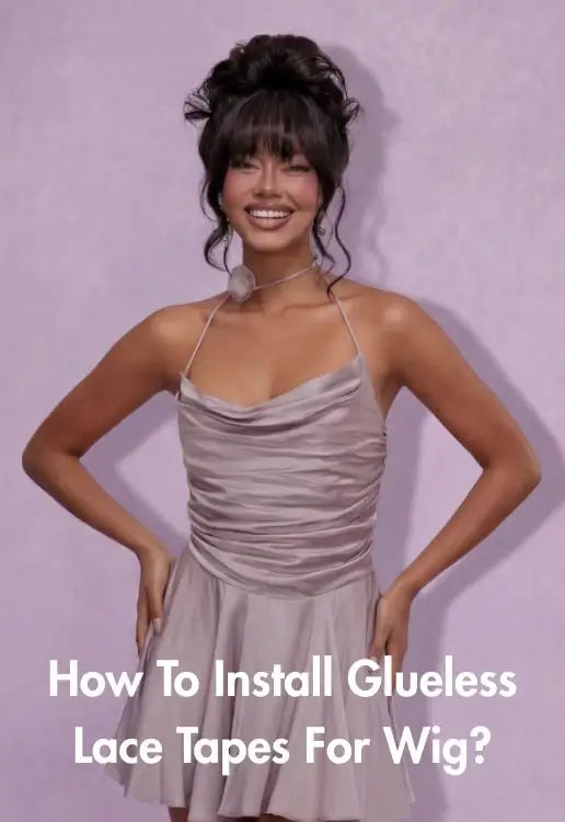 How To Install Glueless Lace Tapes For Wig?