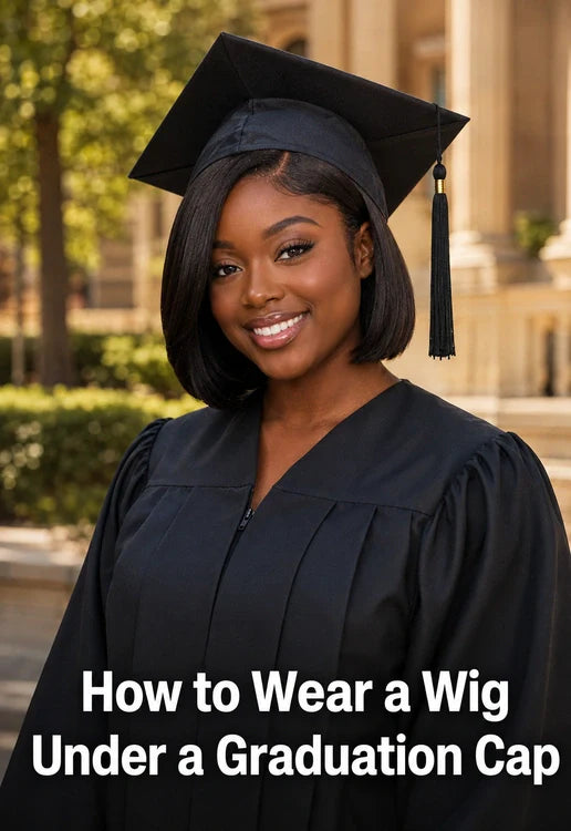 How to Wear a Wig Under a Graduation Cap Without Flattening Your Style