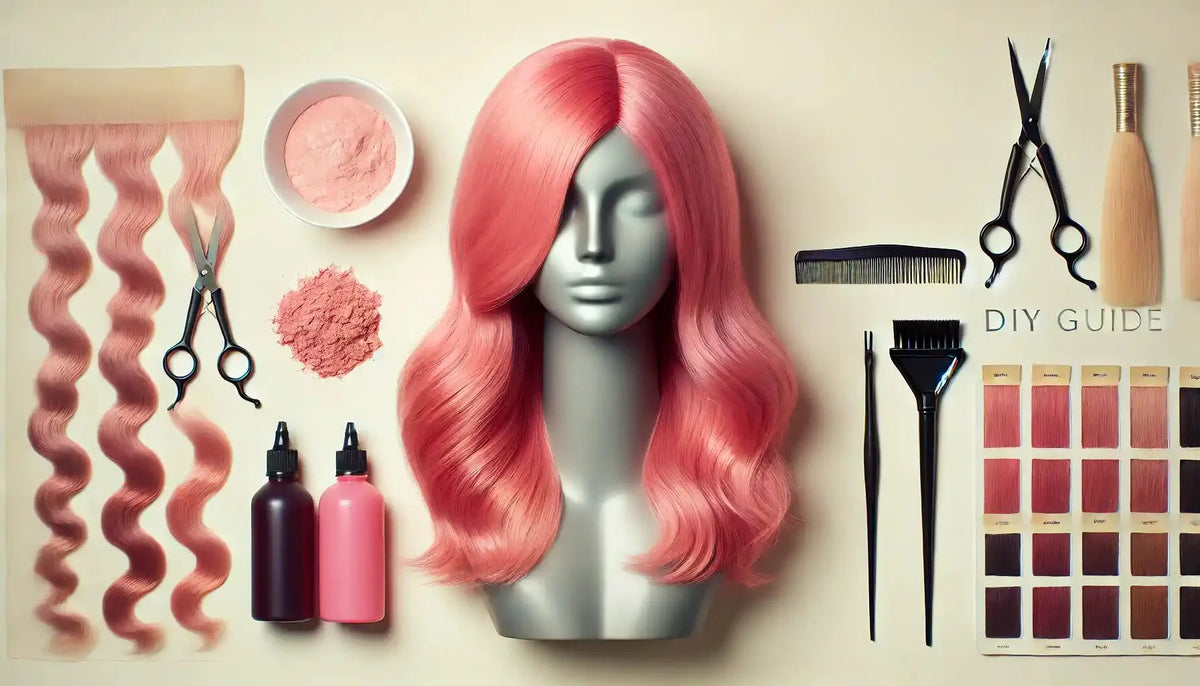DIY a Pink Lace Front Wig
