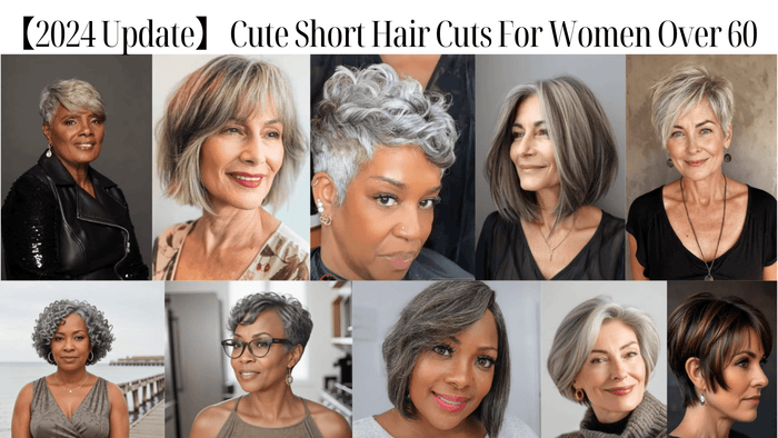 short haircut for women over 60