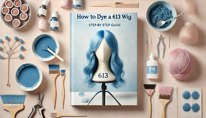 How to dye a 613 wig to Blue Wig