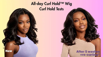 All-day Curl Hold™ Wig: Curl Hold Tests