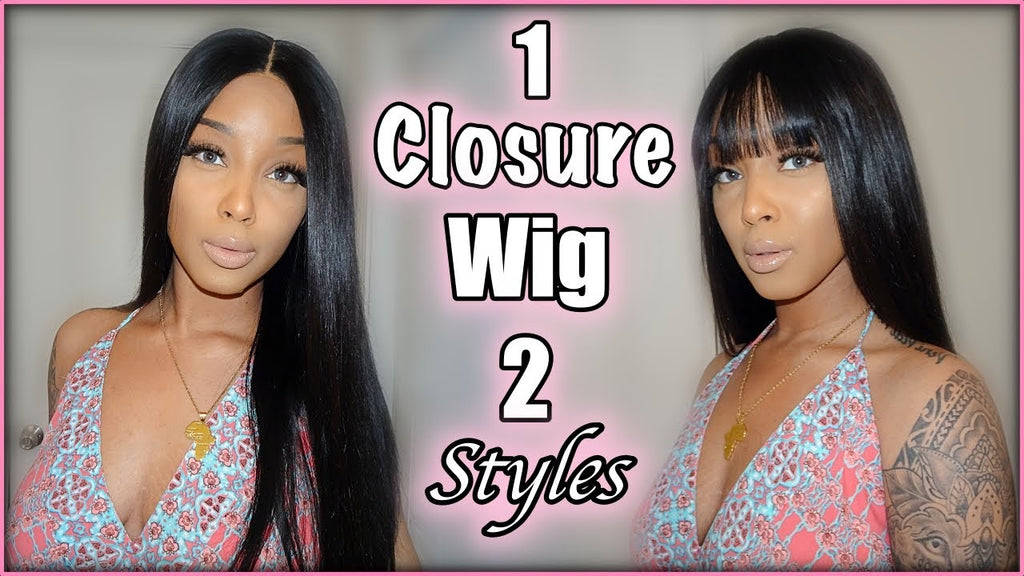 Super versatile Clip-in-bangs | Go with a glueless closure wig | Luvme Hair Review