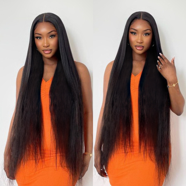 Luvme Hair 180% Density Royal Luxury Super Long Silky Straight 5x5 Closure HD Lace Wig 100% Human Hair-01