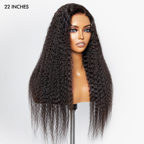 Luvme Hair Super Bohemian Curly 5x5 Closure Wig with HD lace, glueless, ready-to-wear, left C part, US only