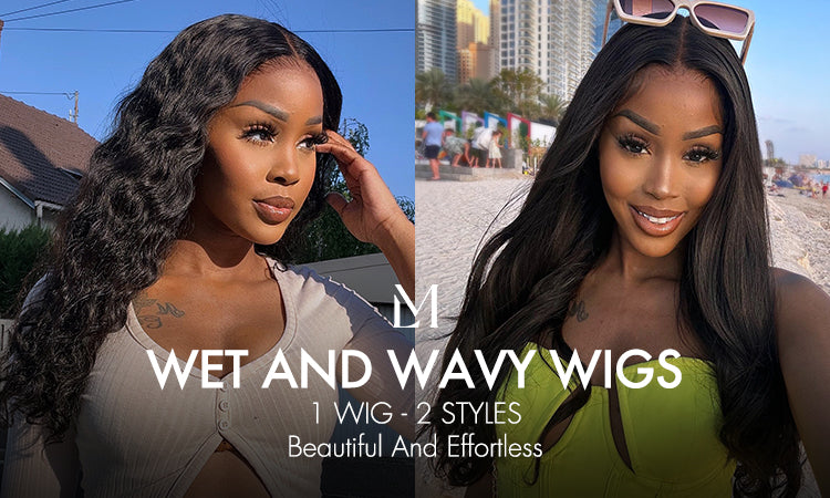 Luvme Hair 180% Density | Magical Wet And Wavy Glueless 5x5 Closure HD Lace Wig Breathable Cap-01