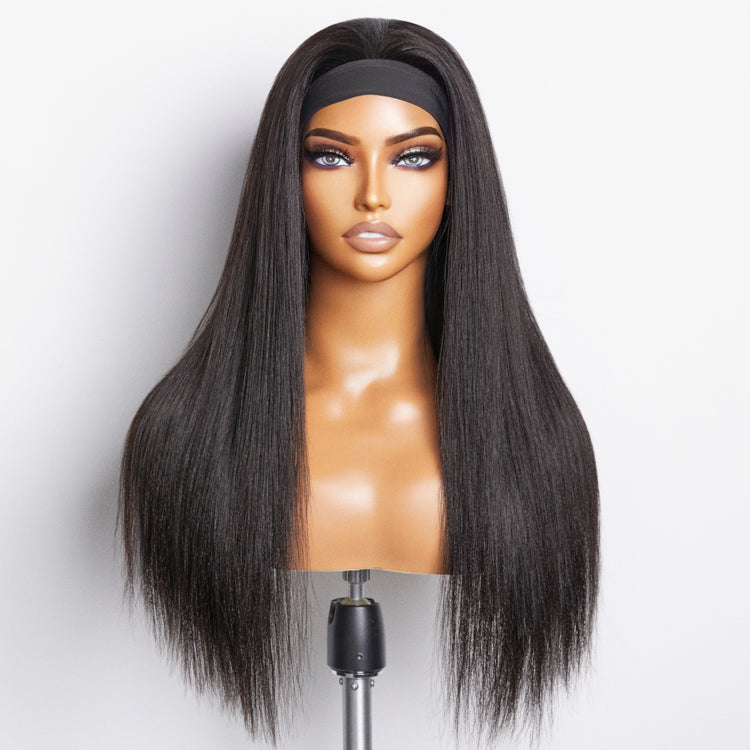Ready to Go Classic Yaki Straight Glueless Headband Wig Beginner Friendly - US Only-12