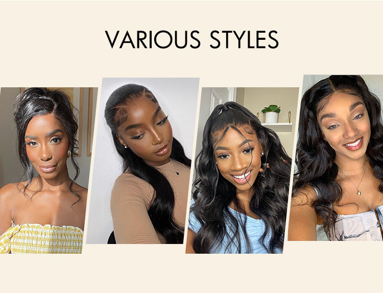 Luvme Hair 180% Density Silky Straight Glueless 13x4 Frontal Lace Long Wig Pre-plucked-10