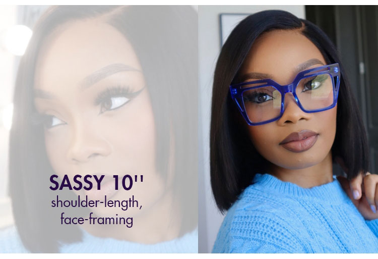 Layered Cut Yaki Straight Left C Part Glueless Minimalist HD Lace Bob Wig Ready to Go-16