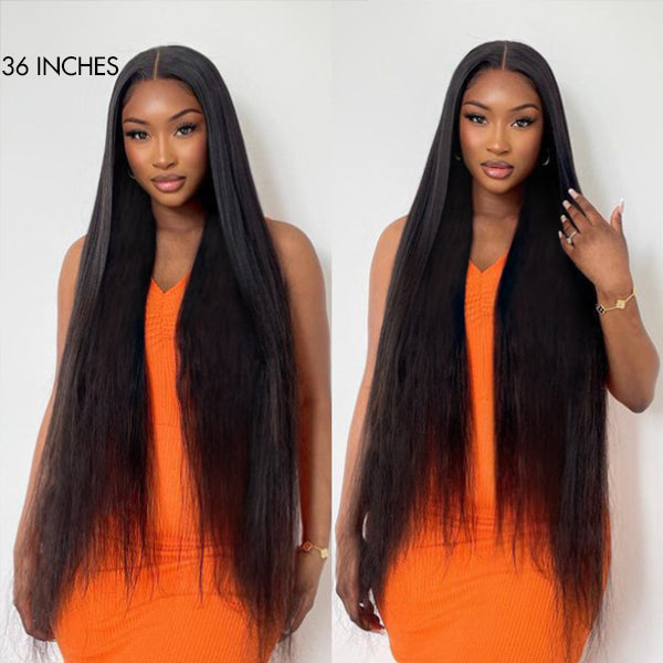 Luvme Hair 180% Density Royal Luxury Super Long Silky Straight 5x5 Closure HD Lace Wig 100% Human Hair-06