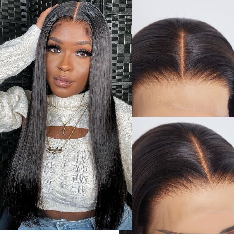 Special Deal | LUVME Ion Perm Straight Undetectable Glueless 5x5 Closure Lace Wig | Real HD Lace