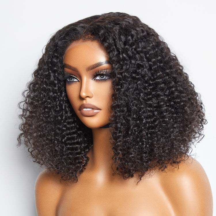 4C Edges | Kinky Curly Glueless 5x5 Closure HD Lace Wig Ready To Go 100% Human Hair - US Only-03