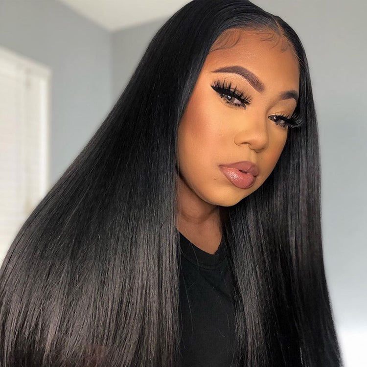 Limited Restock | 200% Mega Density | Silky Straight Glueless 5x5 Closure HD Lace Long Wig - US Only-11