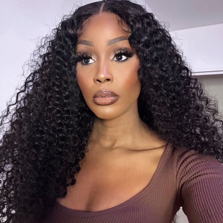 Deep Wave U Part Quick & Easy Affordable 100% Human Hair Wig-04