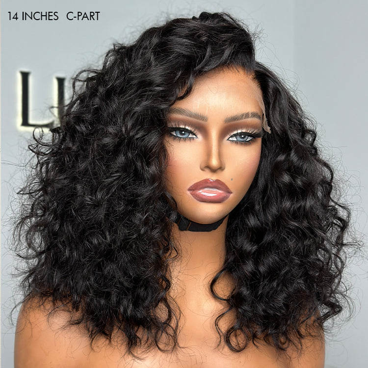 Limited Sale | Luvme Hair PartingMax Glueless Wig Water Wave Versatile 7x6 Closure HD Lace Short Wig Ready to Go