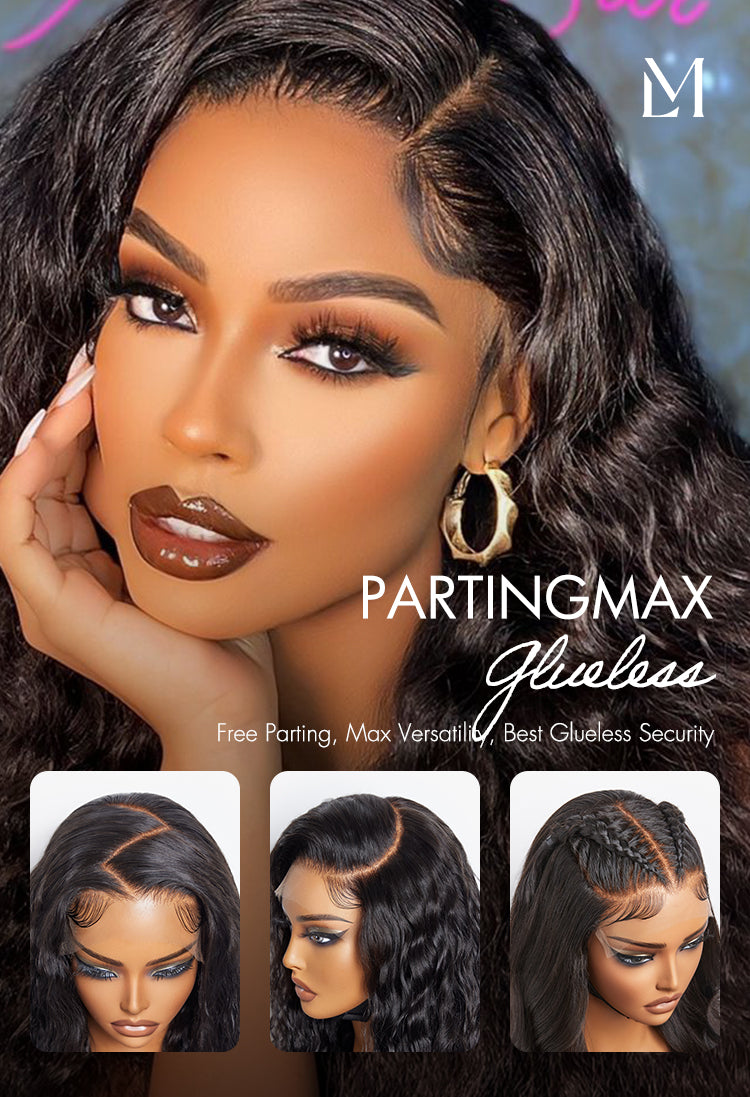 Luvme Hair PartingMax Glueless Wig Water Wave Versatile 7x6 Closure HD Lace Middle Part Wig - US Only-01