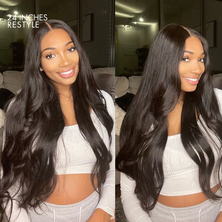 Luvme Hair 180% Density | Silky Straight Glueless 5x5 Closure HD Lace Long Wig | Large & Small Cap Size - US ONLY-04