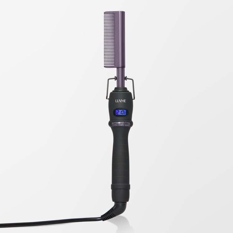 Electric Hot Comb with US Plug  for Wigs and Natural Hair, 30s Fast Heating & Adjustable Temp-06