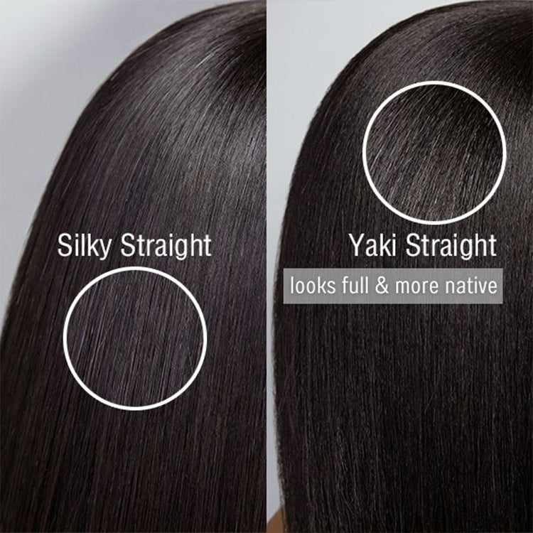 Luvme Hair beginner-friendly yaki straight blunt cut bob with bangs minimalist lace wig, natural hairline, and clean style.