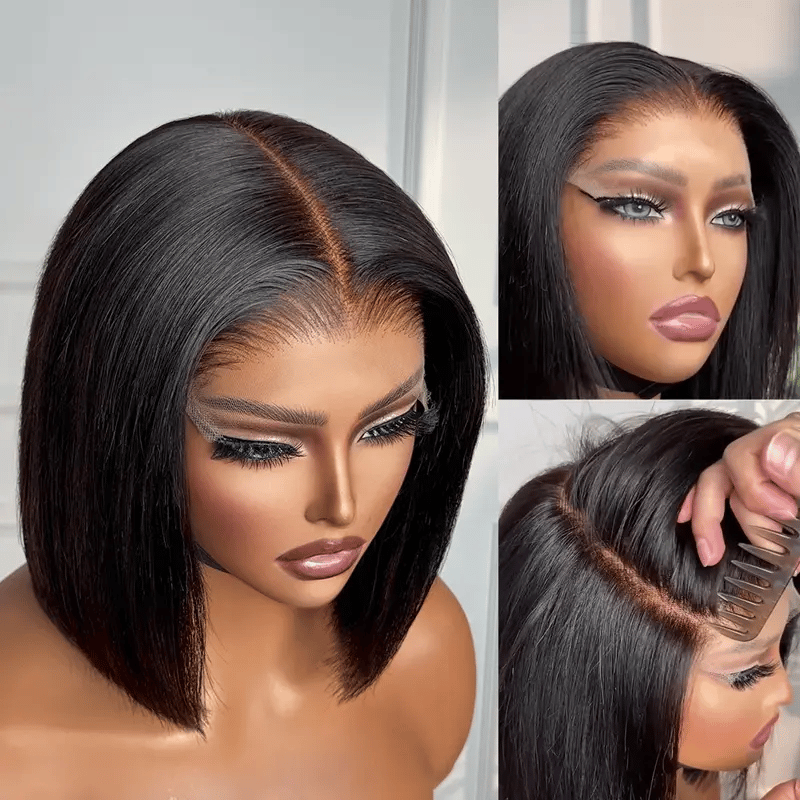 Exclusive Sale | Luvme Hair PartingMax Glueless Wig Silky Blunt Bob Cut 7x6 Closure HD Lace Wig Breathable Cap