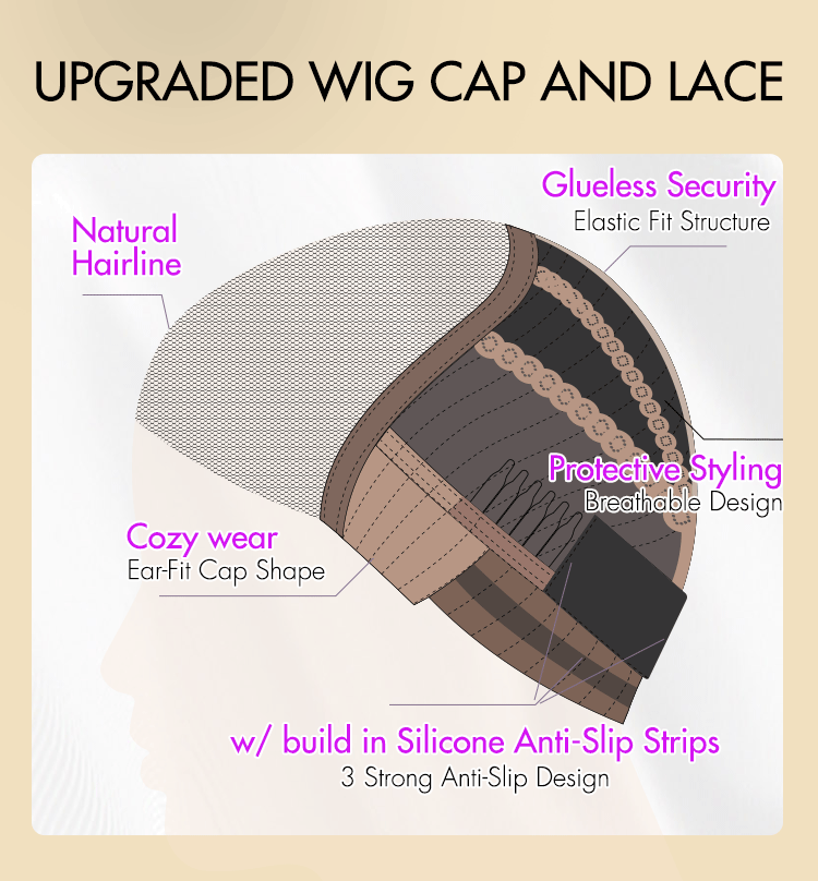 Luvme Hair PartingMax Glueless Wig 180% Density Kinky Straight 7x6 Closure HD Lace Wig Ready to Go-12