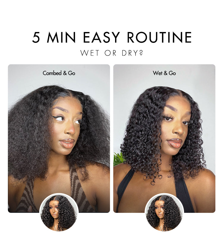 Go Natural Ease | Kinky Curly Full Hair Glueless 5x5 Closure Lace Long Curly Wig Ready to Go-03