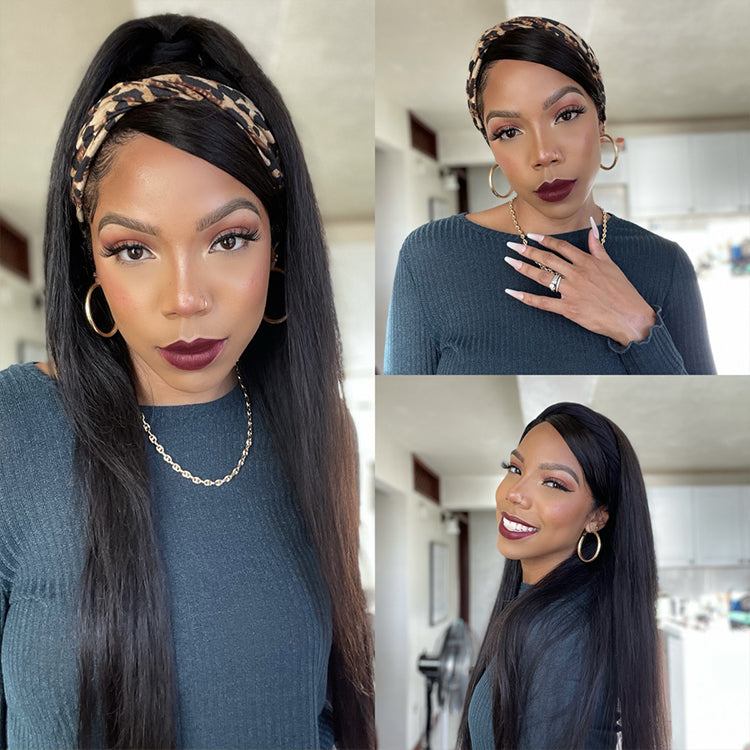 Ready to Go Classic Yaki Straight Glueless Headband Wig Beginner Friendly - US Only-07
