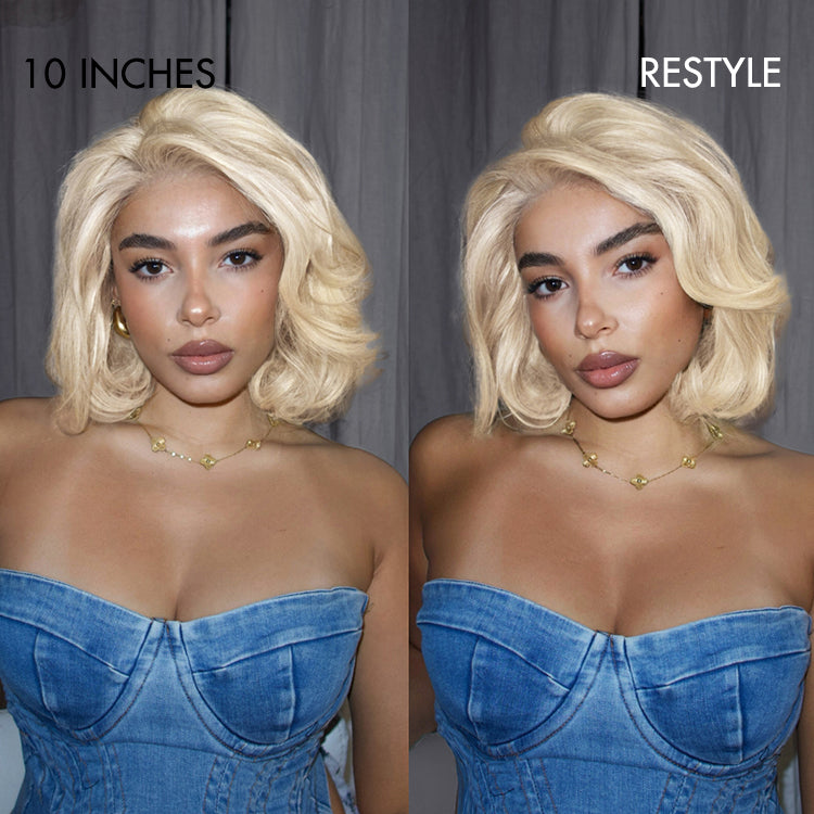 Weekly Special | Blonde 613 Silky Straight Glueless 5x5 Closure HD Lace Wig Pre-Cut Lace-04