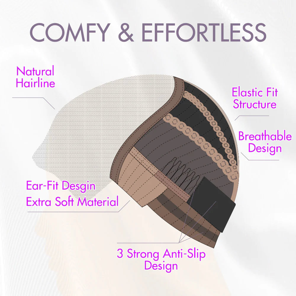 18 inches = $129.9 | Luvme Hair PartingMax Glueless Wig Ombre Brown Loose Body Wave 7x6 Closure HD Lace Pre Plucked & Bleached Ready to Go-05