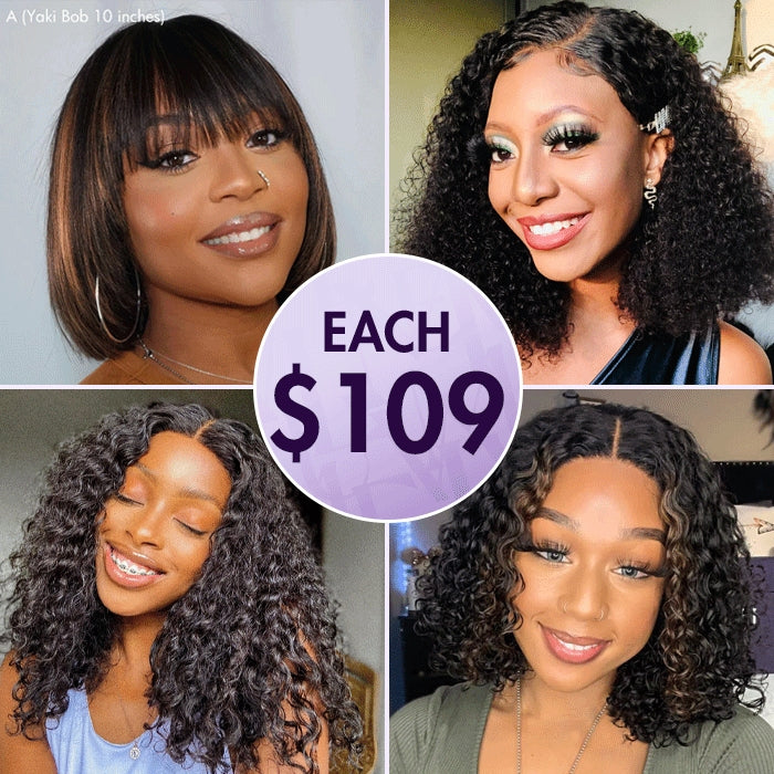 $109 Each | Final Deal | 10 inches to 16 inches | 4 Styles Available | Only 50 Left  | No Code Needed