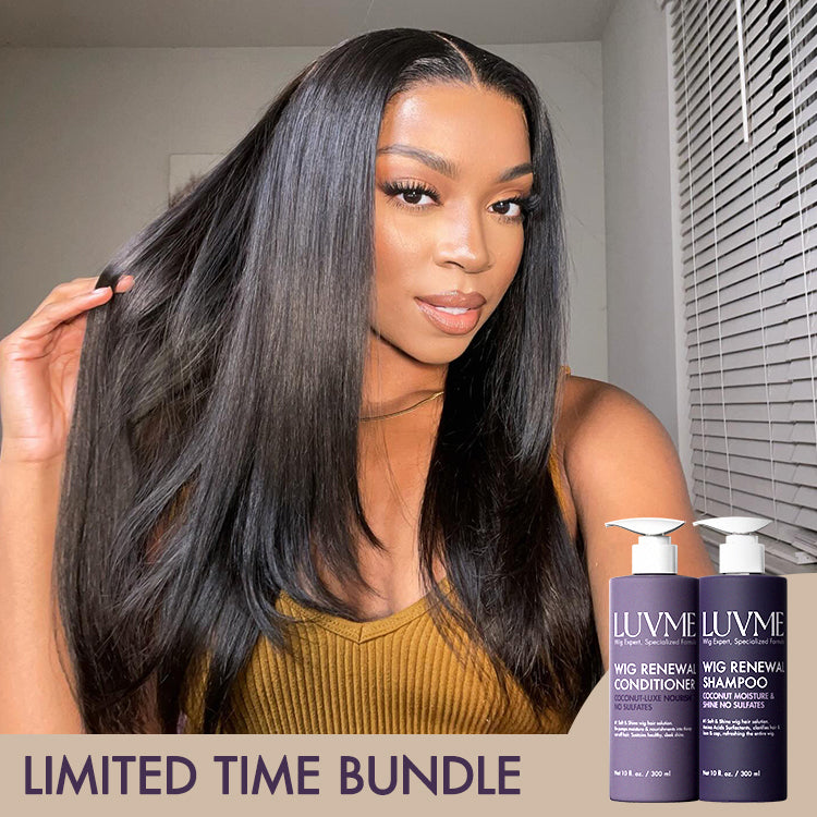 WIG RENEWAL SYSTEM | Luvme Hair 180% Density | Trendy Layered Cut Pre-plucked Glueless 5x5 Closure Lace Wig 100% Human Hair | US ONLY