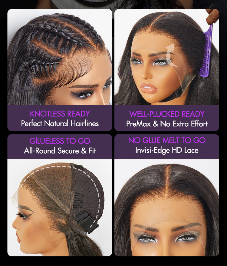 13x5 Ready To Go Frontal Wig | Nature Max Loose Body Wave Ear-to-ear Glueless HD Lace C Part Wig-11