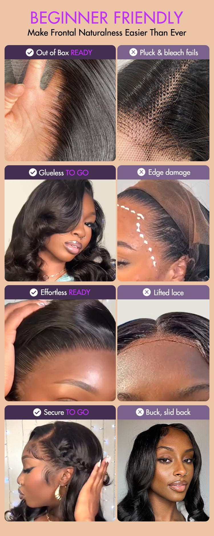 13x5 Ready To Go Frontal Wig | Nature Max Loose Body Wave Ear-to-ear Glueless HD Lace C Part Wig-13