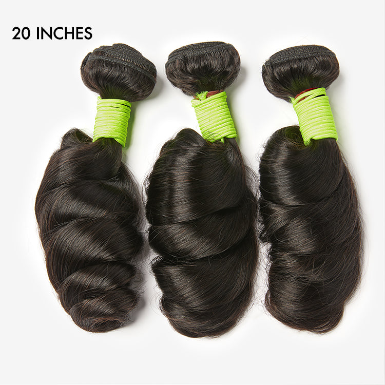 3pcs Big Curl 100% Virgin Human Hair Bundles