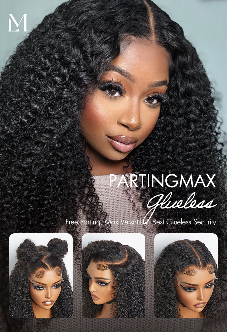 Luvme Hair PartingMax Glueless Wig Kinky Curly 7x6 Closure HD Lace Long Curly Wig Pre Cut - US Only-13